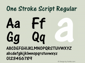 One Stroke Script