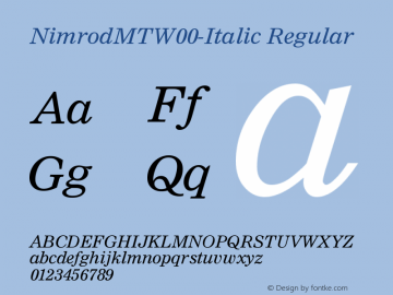 NimrodMTW00-Italic