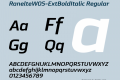 RanelteW05-ExtBoldItalic