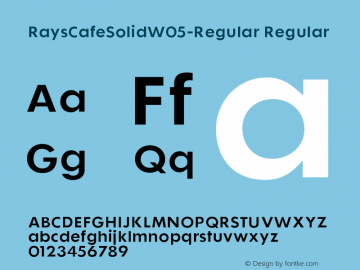 RaysCafeSolidW05-Regular