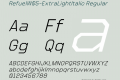 RefuelW05-ExtraLightItalic