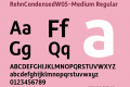 RehnCondensedW05-Medium