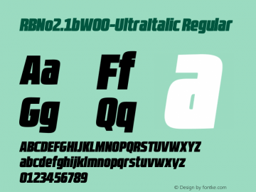 RBNo2.1bW00-UltraItalic