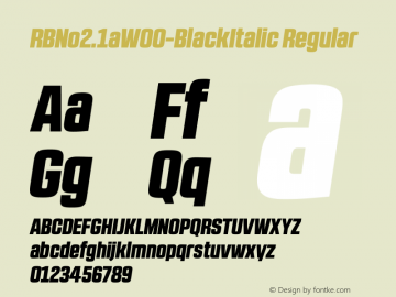 RBNo2.1aW00-BlackItalic