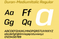 Duran-MediumItalic