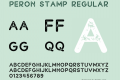 Peron Stamp