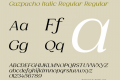 Gazpacho Italic Regular