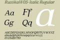 RustikaW05-Italic