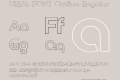 URIAL FONT Outline