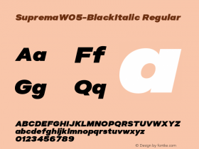 SupremaW05-BlackItalic