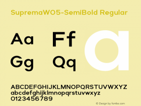 SupremaW05-SemiBold