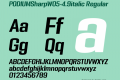 PODIUMSharpW05-4.9italic