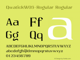 QwatickW05-Regular