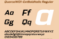 QuarcaW01-ExtBoldItalic