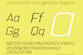 QuarcaW01-ExtLightItalic