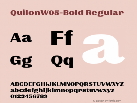 QuilonW05-Bold