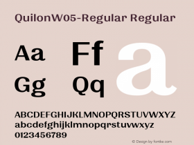 QuilonW05-Regular