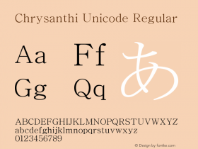 Chrysanthi Unicode