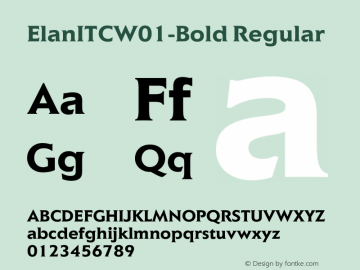 ElanITCW01-Bold