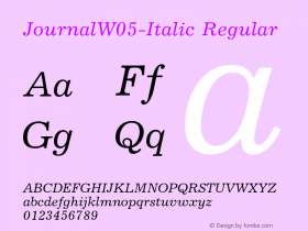 JournalW05-Italic