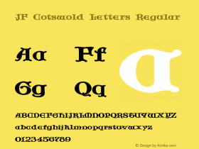 JF Cotswold Letters