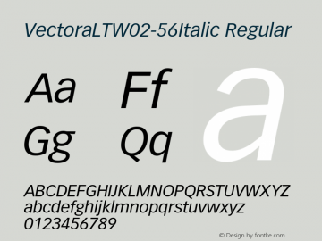 VectoraLTW02-56Italic