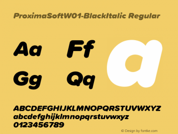 ProximaSoftW01-BlackItalic