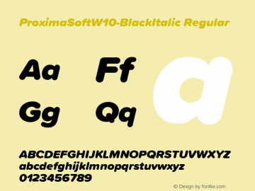 ProximaSoftW10-BlackItalic