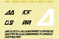 Nick Turbo Bold Italic