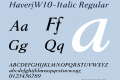 HaverjW10-Italic