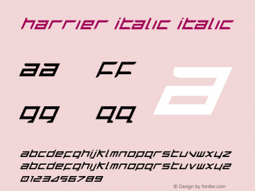 Harrier Italic