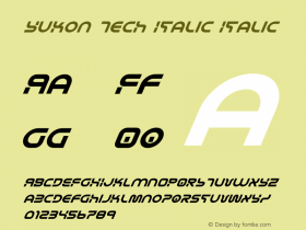 Yukon Tech Italic