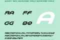 Yukon Tech Expanded Italic
