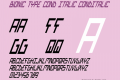 Bionic Type Cond Italic