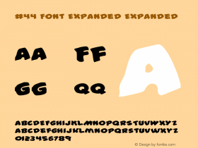 #44 Font Expanded