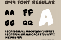 #44 Font