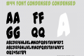 #44 Font Condensed