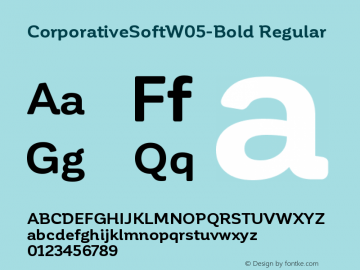 CorporativeSoftW05-Bold