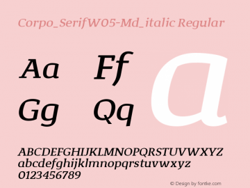 Corpo_SerifW05-Md_italic