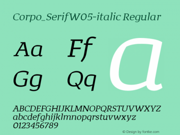 Corpo_SerifW05-italic