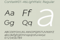 ContaxW01-46LightItalic