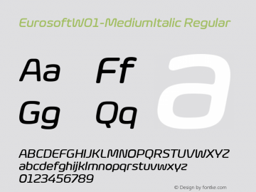 EurosoftW01-MediumItalic