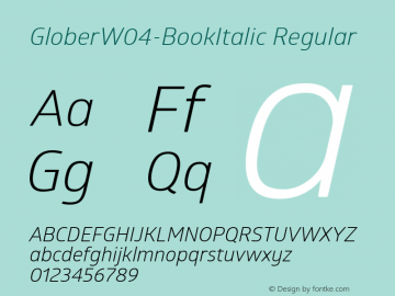 GloberW04-BookItalic