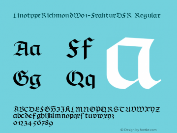 LinotypeRichmondW01-FrakturDFR