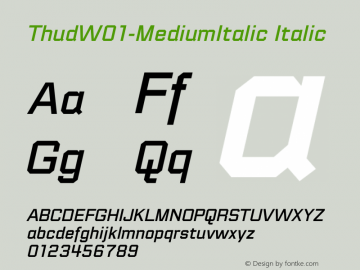 ThudW01-MediumItalic