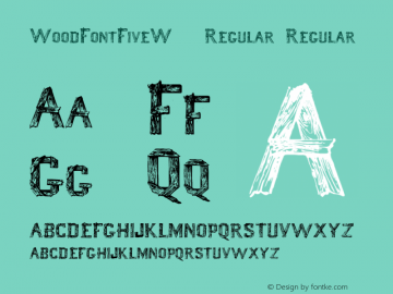 WoodFontFiveW90-Regular