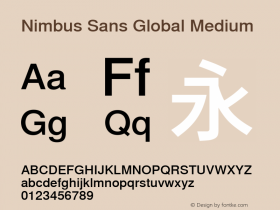 Nimbus Sans Global