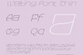 Walting Font