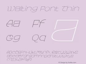 Walting Font