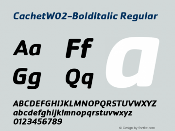 CachetW02-BoldItalic